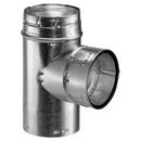 Gas Vent Tee 5 x 9-3/4 in. Aluminum and Steel