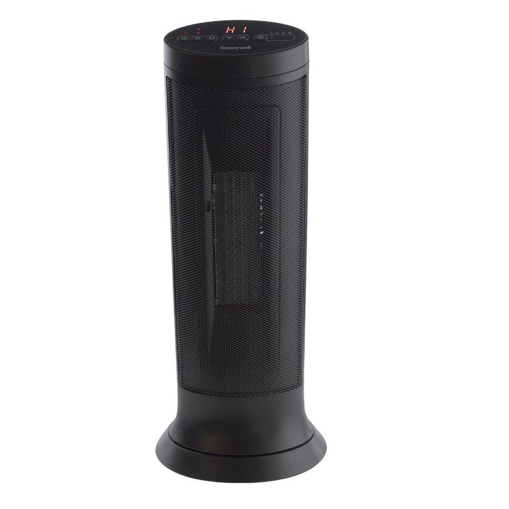 Slim Ceramic Tower Heater Black 
