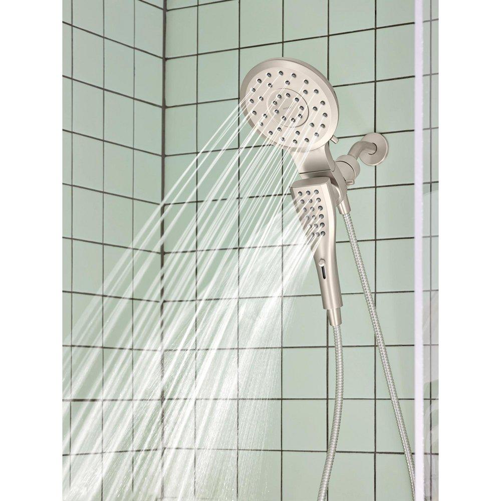 Moen Spot Resist Brushed Nickel Multi Function Showerhead 