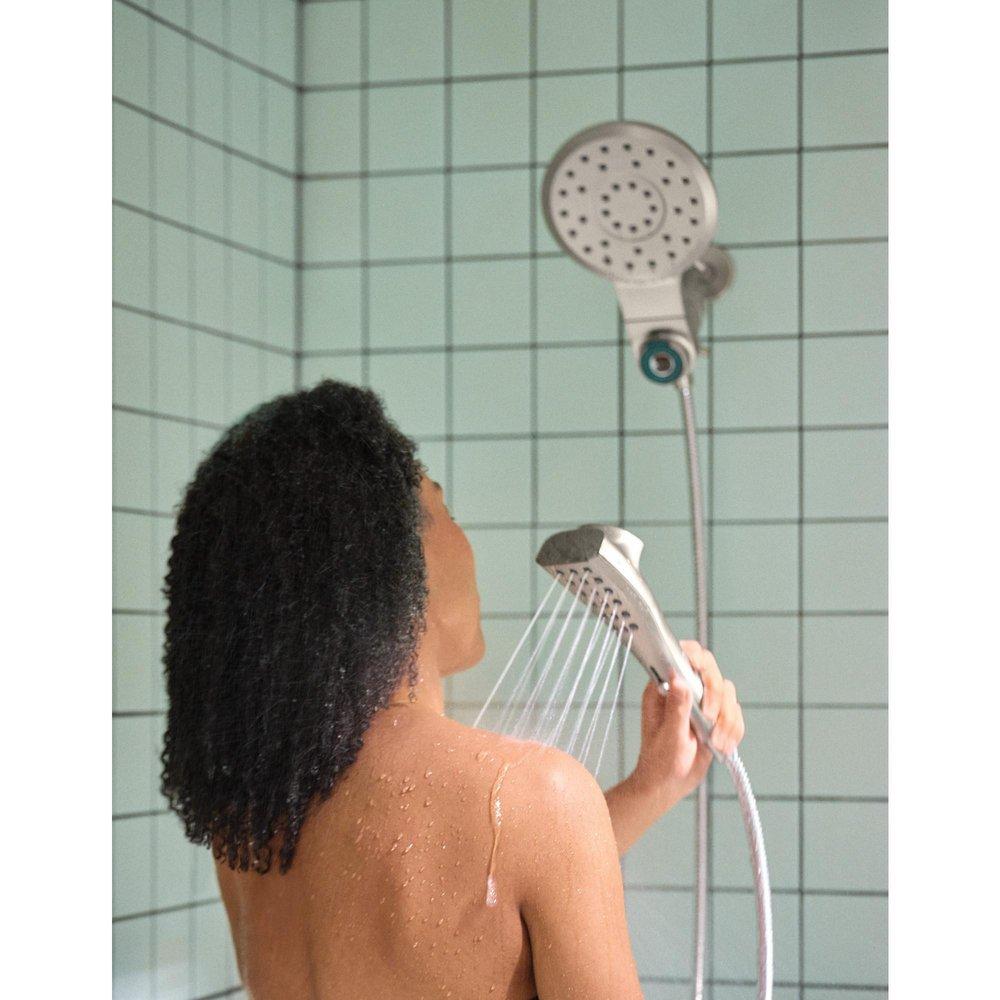 Moen Spot Resist Brushed Nickel Multi Function Showerhead 