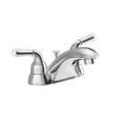 Two Handle Monoblock Bathroom Sink Faucet in Chrome