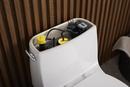 KOHLER White 1.28 gpf Elongated Floor Mount One Piece Toilet 