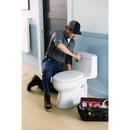 KOHLER White 1.28 gpf Elongated Floor Mount One Piece Toilet 