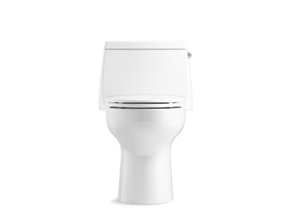 1.28 gpf Elongated One Piece Toilet in White 