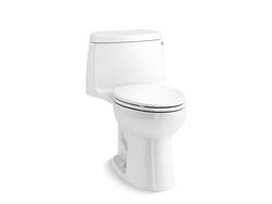 1.28 gpf Elongated One Piece Toilet in White