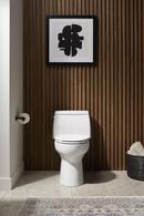 KOHLER White 1.6 gpf Elongated Floor Mount One Piece Toilet 