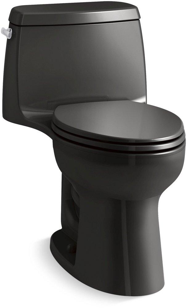 1.6 gpf Elongated One Piece Toilet in Black Black&trade; 