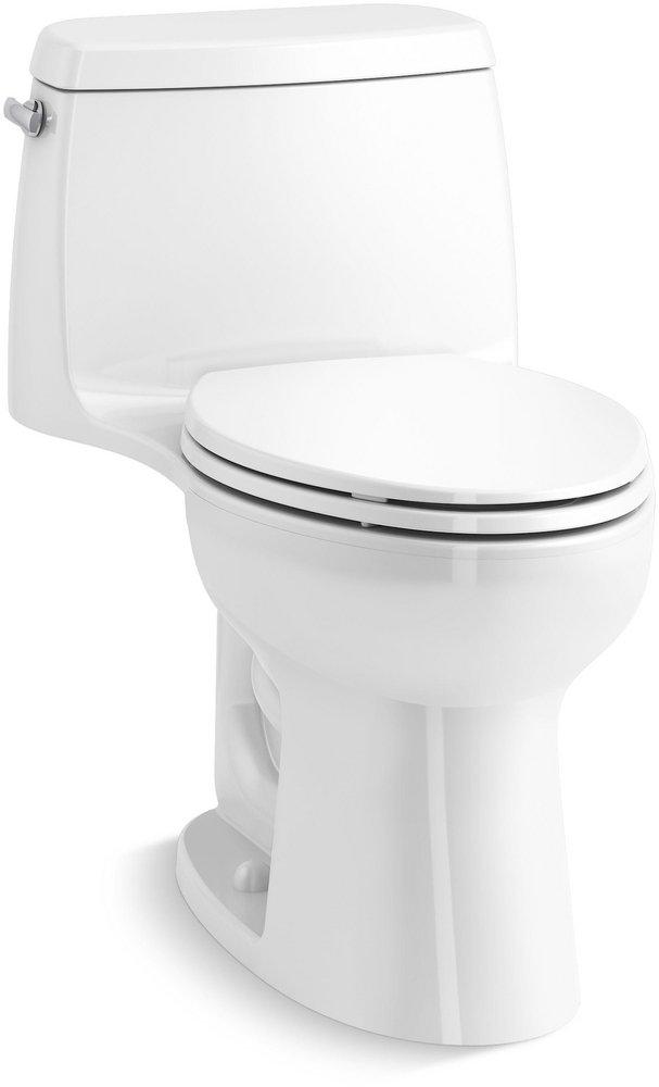 1.28 gpf Elongated One Piece Toilet in White 