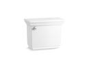 18-7/8 in. Vitreous China Toilet Tank in White
