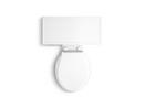KOHLER White 1.28 gpf Round Two Piece Toilet 