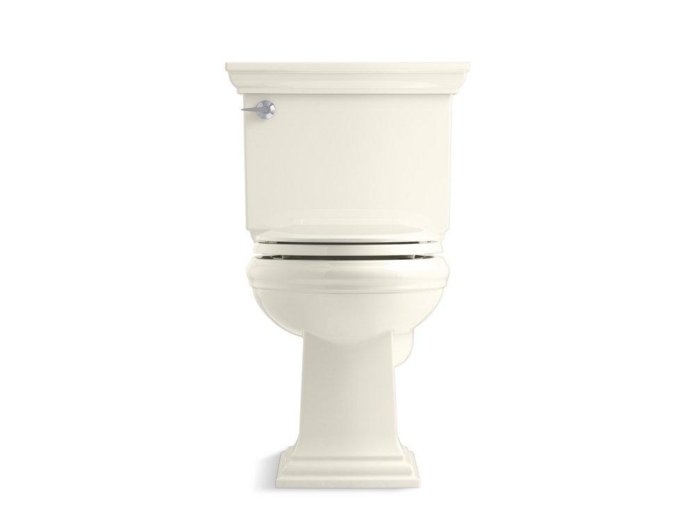 1.28 gpf Round Two Piece Toilet in Biscuit 