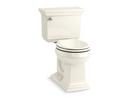 1.28 gpf Round Two Piece Toilet in Biscuit 