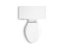 1.28 gpf Elongated Two Piece Toilet in White 