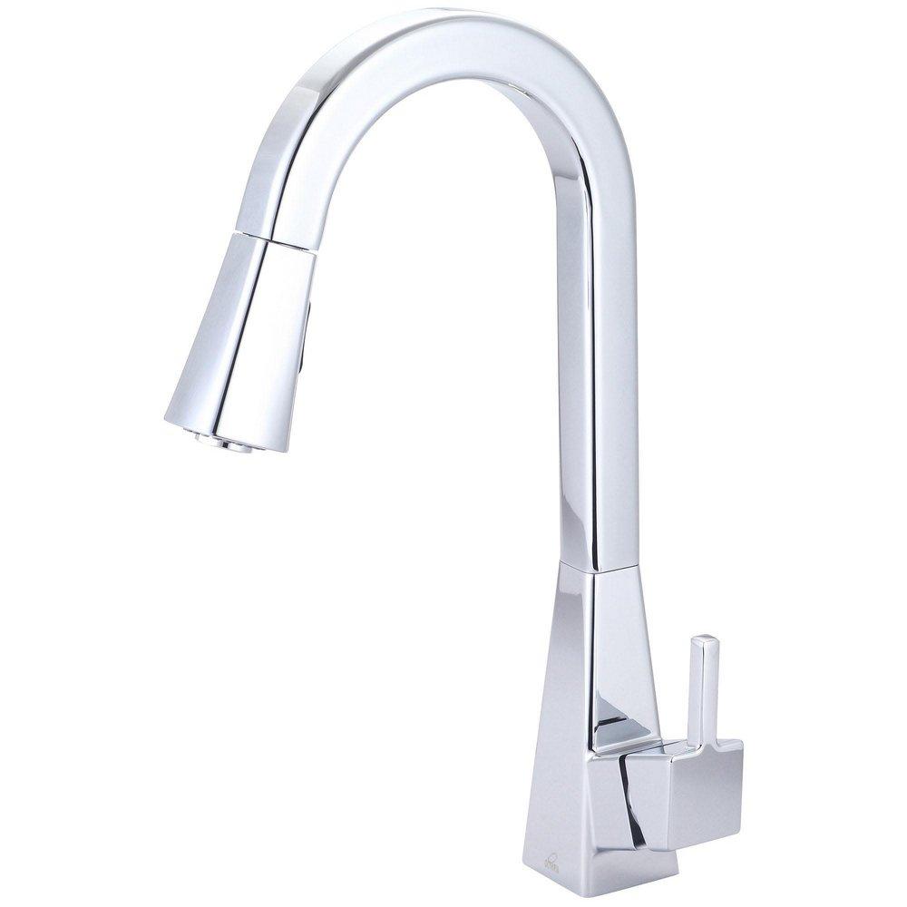 OLYMPIA K-5060 I3 SINGLE HANDLE PULL-DOWN KITCHEN FAUCET CHROME 
