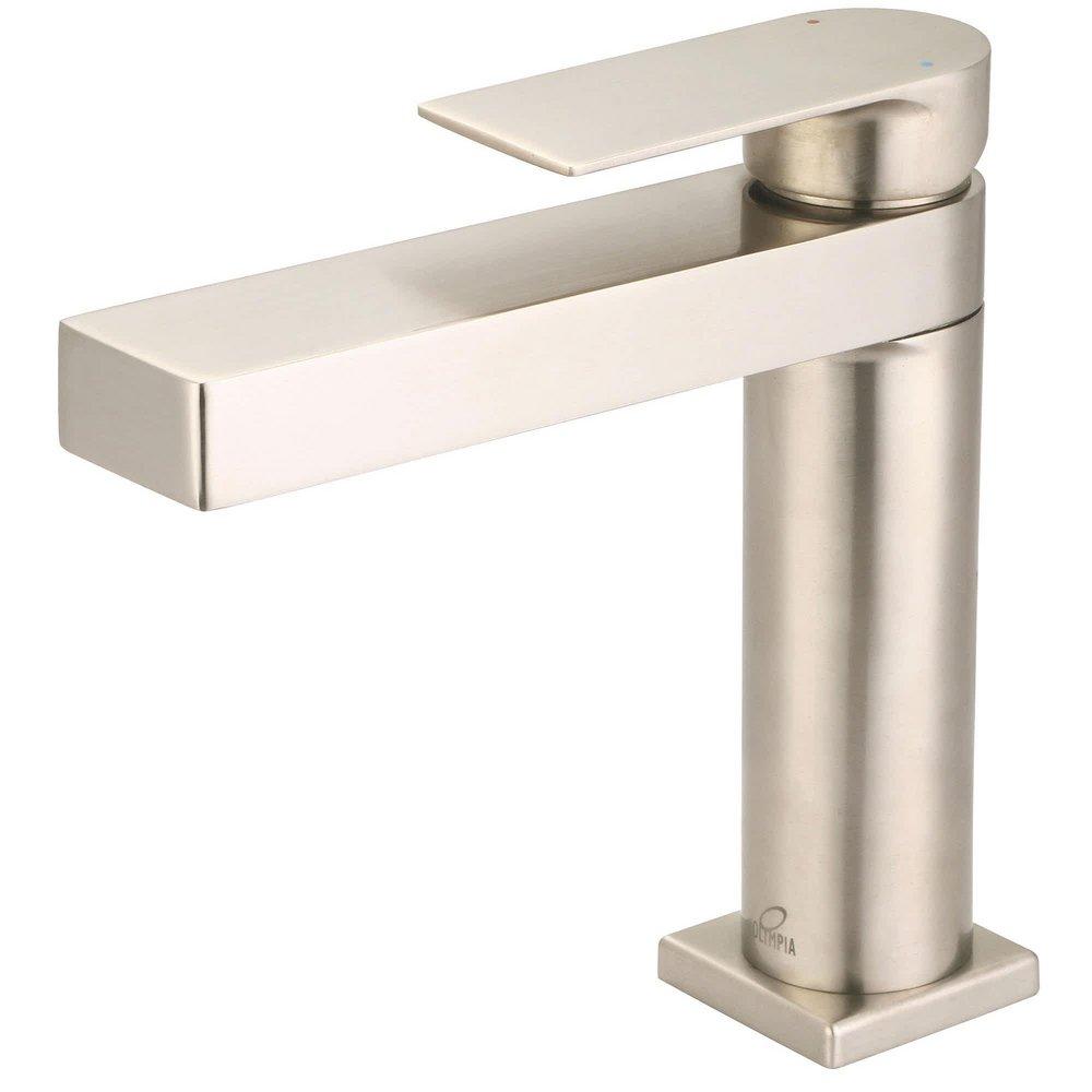 L-6003-BN 1-HOLE INSTALLATION SINGLE HANDLE LAVATORY FAUCET IN PVD BRUSHED NICKEL 