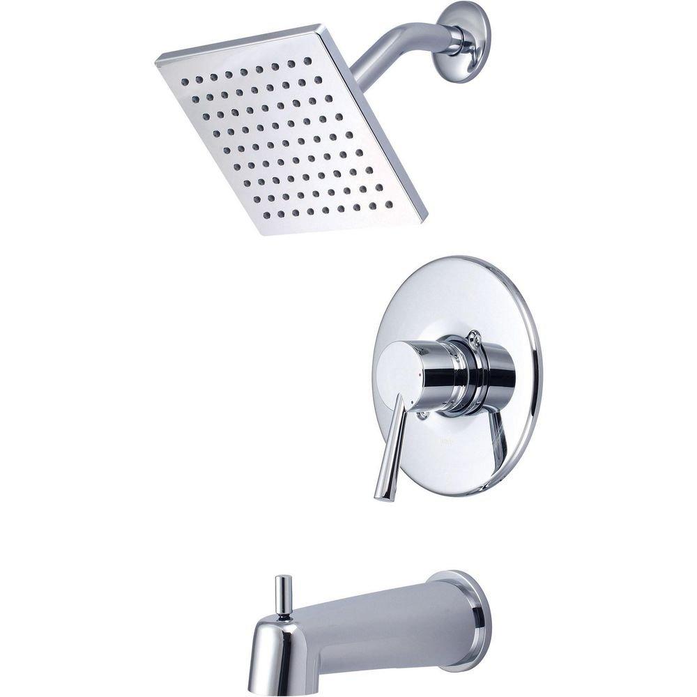 Single Handle Multi Function Bathtub & Shower Faucet in Matte Black (Trim Only) 