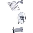 Single Handle Multi Function Bathtub & Shower Faucet in Matte Black (Trim Only) 