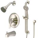 OLYMPIA TD-2300-ADA-BN ELITE SINGLE HANDLE TUB/SHOWER TRIM SET W/HANDHELD PVD BRUSHED NICKEL 