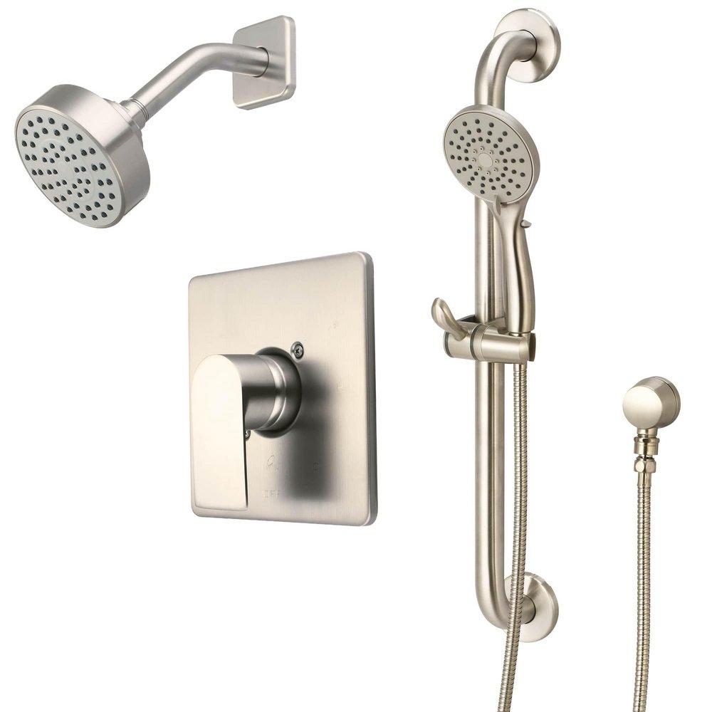 OLYMPIA TD-23912-ADA-BN I4 SINGLE HANDLE SHOWER TRIM SET W/HANDHELD PVD BRUSHED NICKEL 