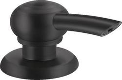 Manual Deck Mount  Soap or Lotion Dispenser in Matte Black