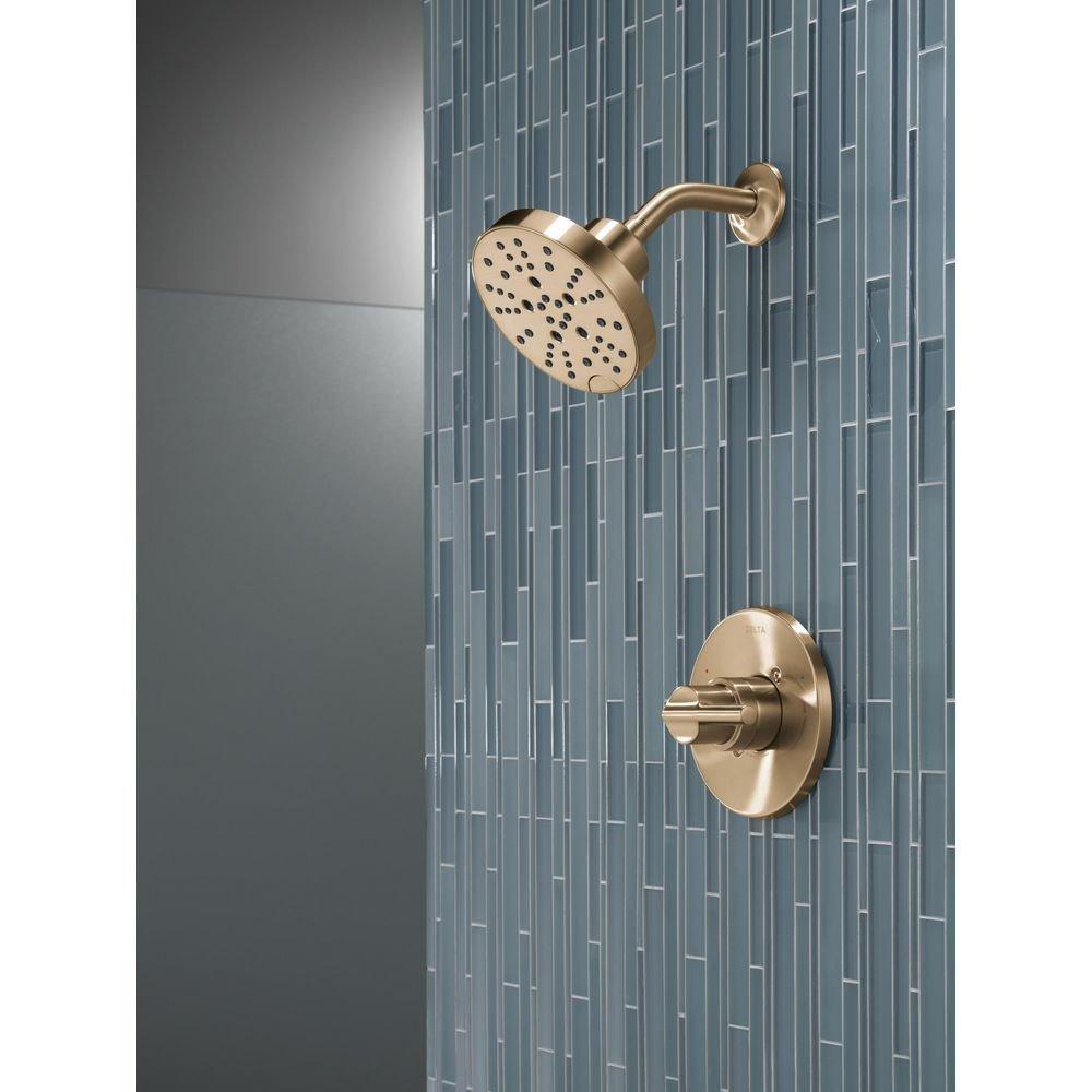 Delta Faucet Brilliance Champagne Bronze Single Handle Multi Function Shower Faucet (Trim Only) 
