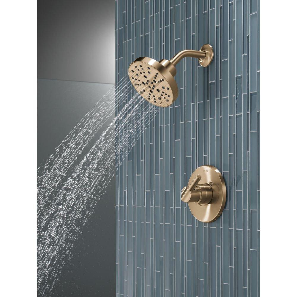 Delta Faucet Brilliance Champagne Bronze Single Handle Multi Function Shower Faucet (Trim Only) 
