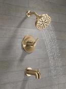 Delta Faucet Brilliance Champagne Bronze Single Handle Multi Function Bathtub & Shower Faucet (Trim Only) 