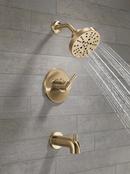 Delta Faucet Brilliance Champagne Bronze Single Handle Multi Function Bathtub & Shower Faucet (Trim Only) 