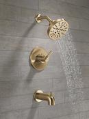 Delta Faucet Brilliance Champagne Bronze Single Handle Multi Function Bathtub & Shower Faucet (Trim Only) 