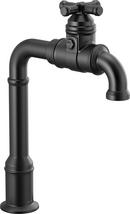 Delta Faucet Matte Black Single Handle Cross Bar Faucet 