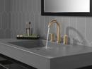 Two Handle Widespread Bathroom Sink Faucet in Brilliance&reg; Champagne Bronze 