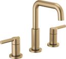 Two Handle Widespread Bathroom Sink Faucet in Champagne Bronze 