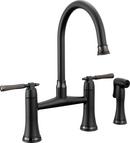 BRIZO THE TULHAM KITCHEN COLLECTION BY BRIZ BRIDGE KITCHEN FAUCET WITH SIDE SPRAY 