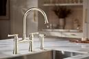 BRIZO THE TULHAM KITCHEN COLLECTION BY BRIZ BRIDGE KITCHEN FAUCET WITH SIDE SPRAY 
