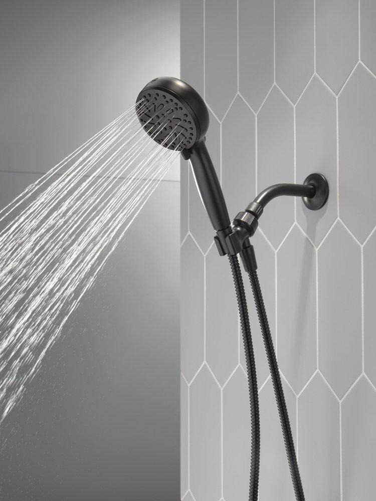 Delta Faucet Matte Black Multi Function Hand Shower 