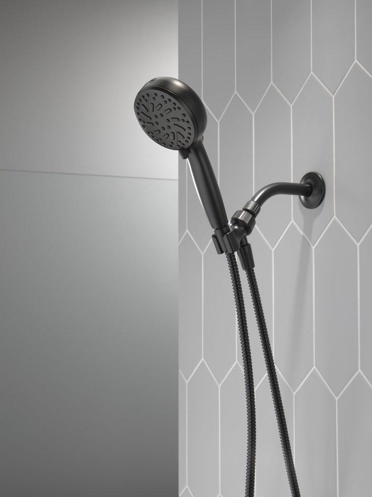 Delta Faucet Matte Black Multi Function Hand Shower 