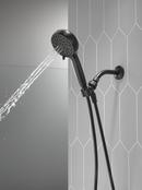Delta Faucet Matte Black Multi Function Hand Shower 
