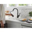 Single Handle Pull Down Kitchen Faucet in Matte Black 