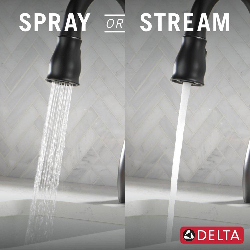 Delta Faucet Matte Black Single Handle Lever Bar Faucet 