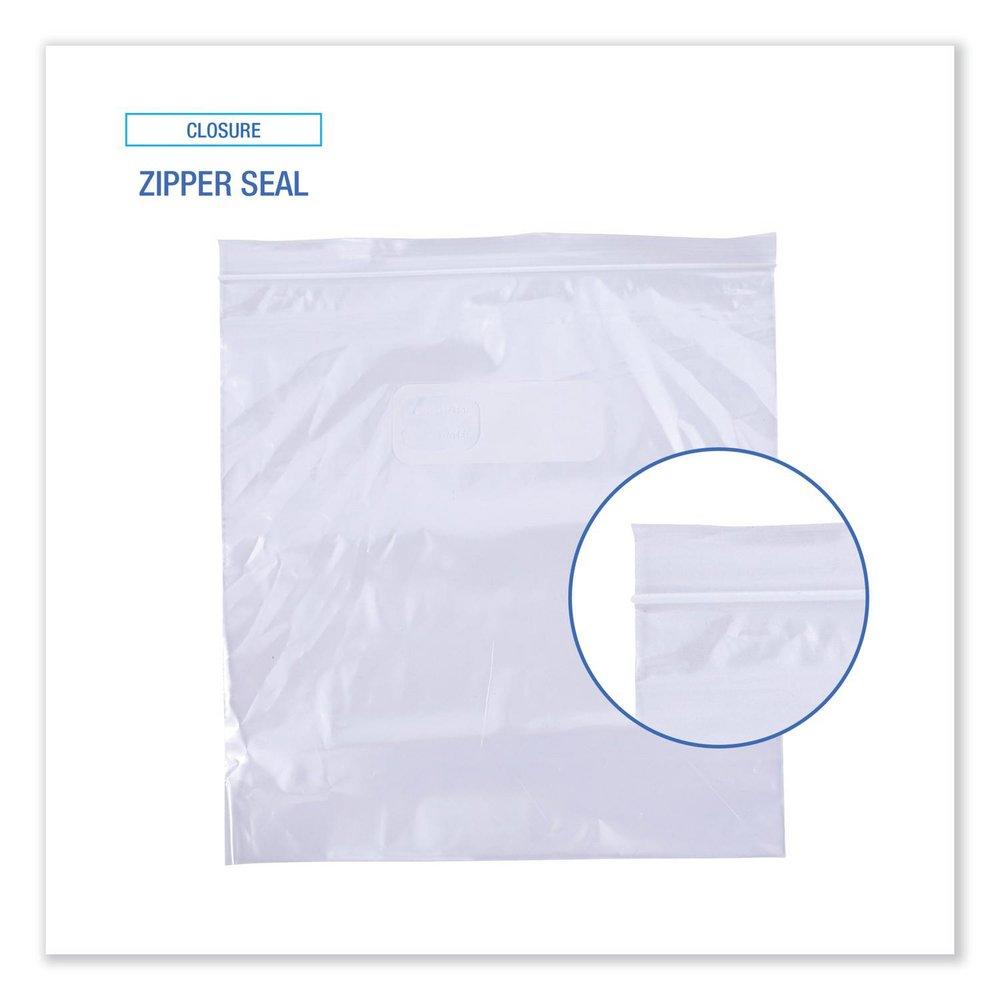 1 Gallon Reclosable Food Storage Bags in Clear (250 Count) 