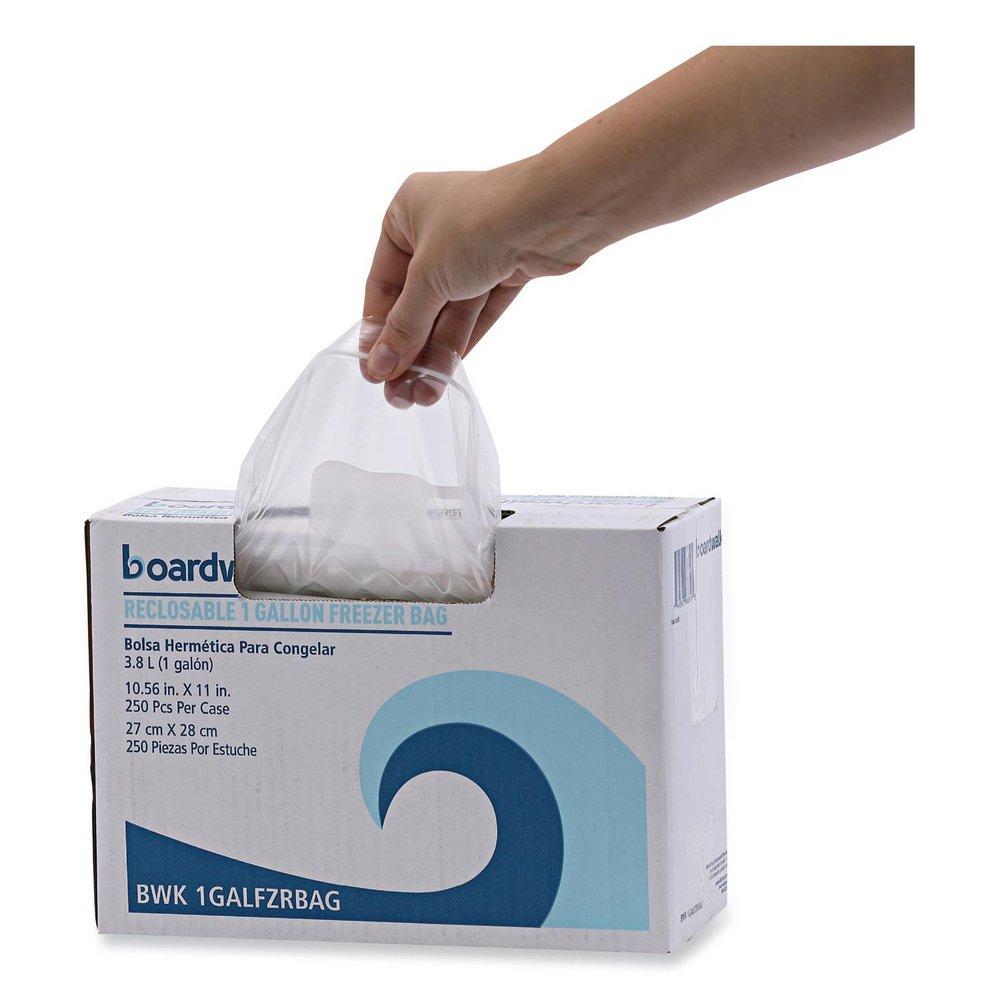 1 Gallon Reclosable Food Storage Bags in Clear (250 Count) 