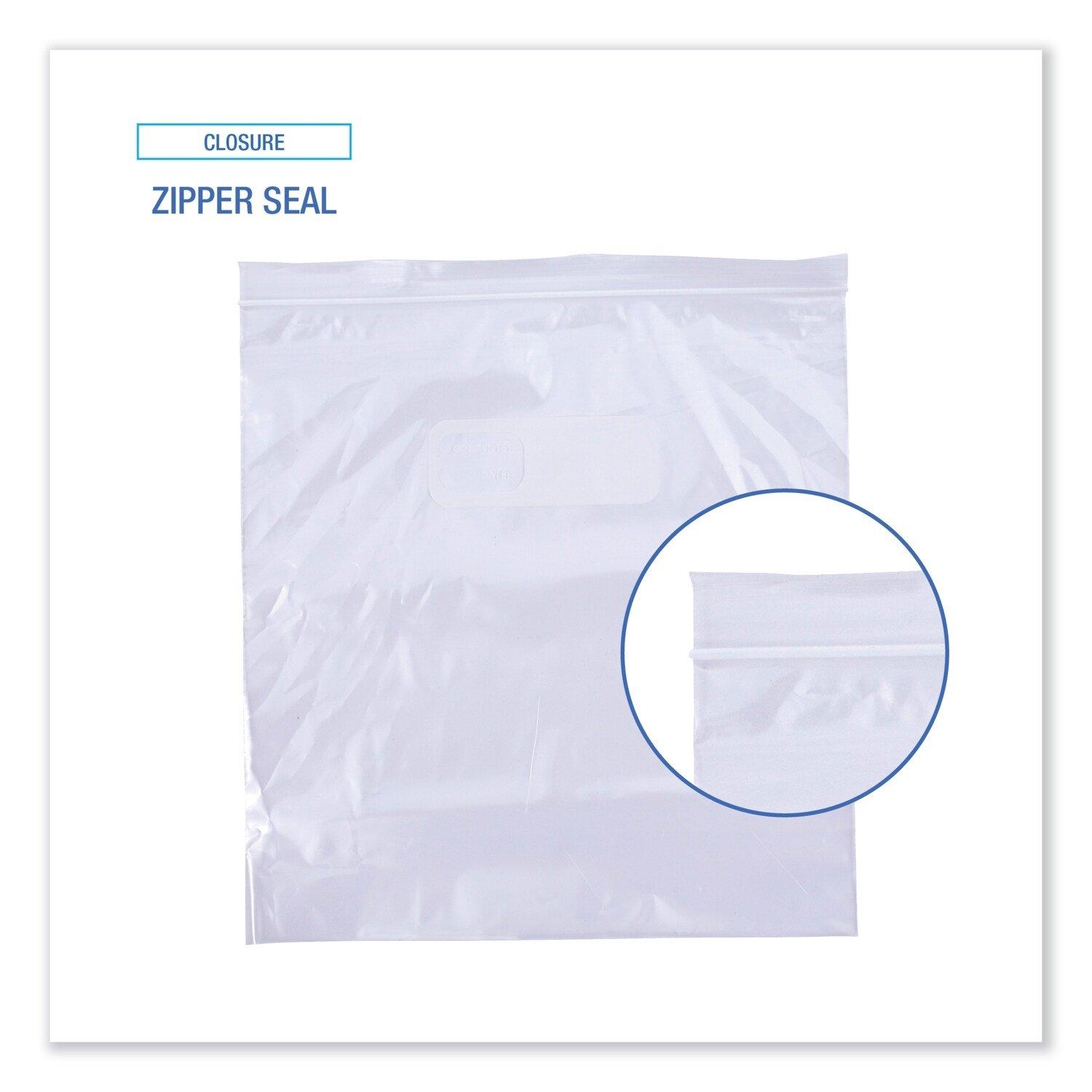 1 Gallon Reclosable Food Storage Bags in Clear (250 Count) 