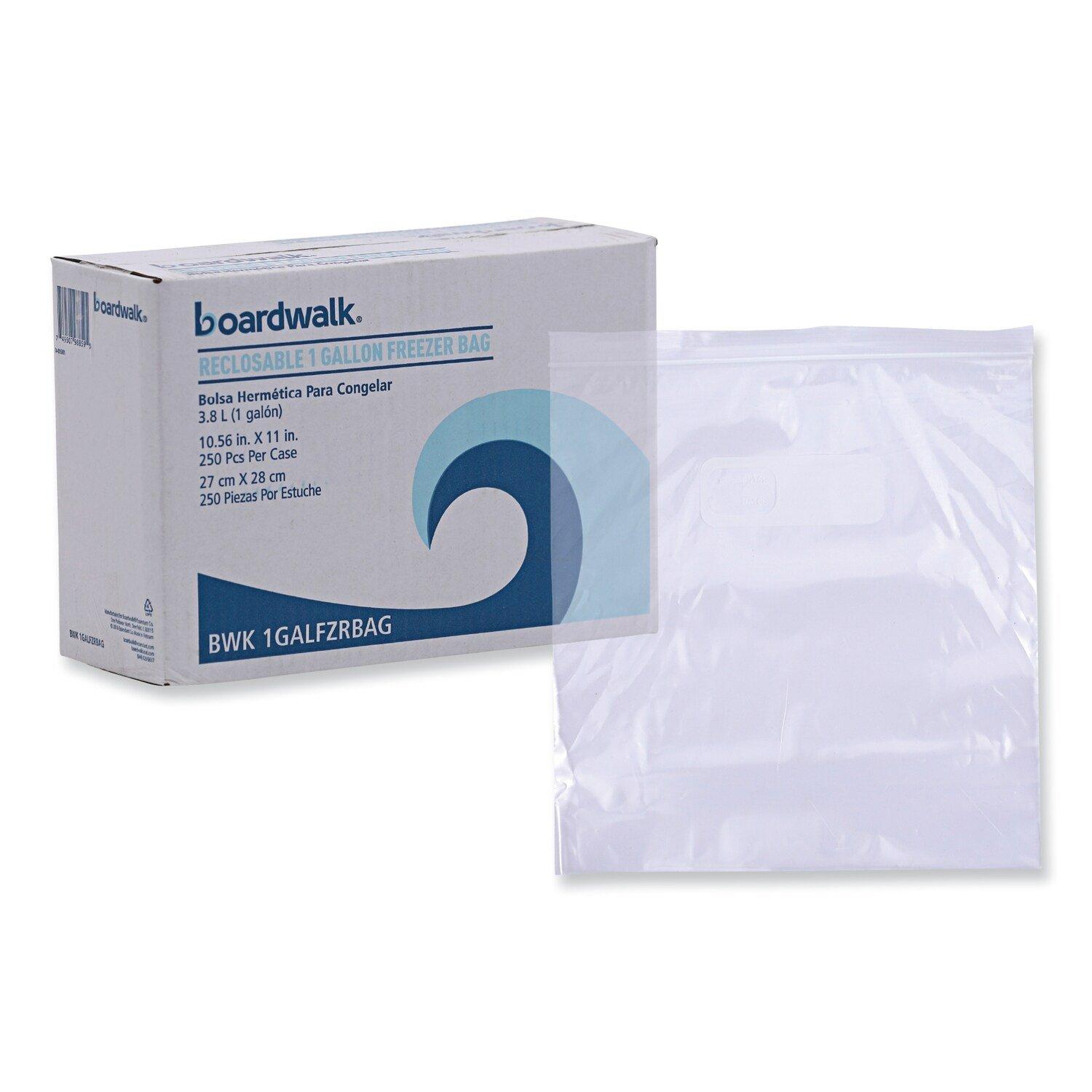 1 Gallon Reclosable Food Storage Bags in Clear (250 Count) 