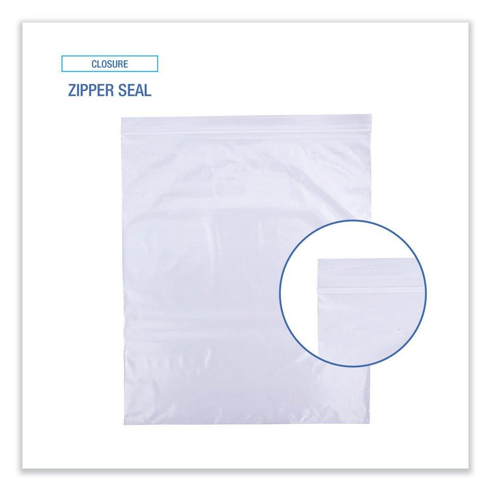 2 gal. Clear Reclosable Freezer Storage Bags (100 Per Box) 