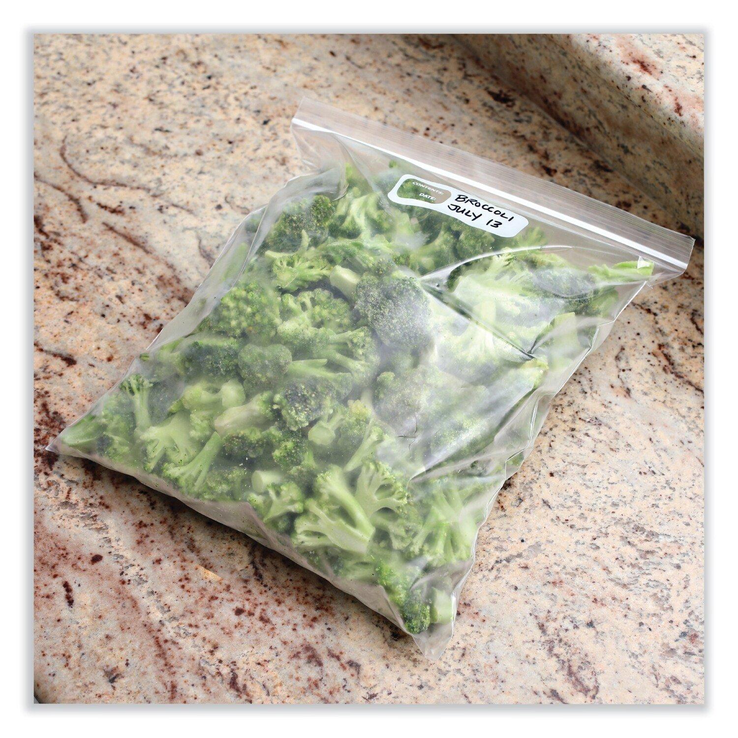 2 gal. Clear Reclosable Freezer Storage Bags (100 Per Box) 