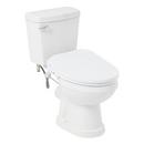 1.28 gpf Elongated Two Piece Toilet in White 