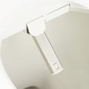 1.28 gpf Elongated Two Piece Toilet in White - Bidet Seat Included 