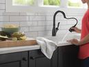 Delta Faucet Matte Black Single Handle Pull Down Touch Activated Kitchen Faucet 