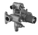 STYLETHERM 1/2 THERMOSTATIC ROUGH VALVE WITH INTEGRAL NON-SHARED DUAL OUTLETS AND INTEGRAL SINGLE VOLUME CONTROL 