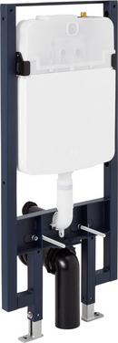 1.08 gpf/1.6 gpf Dual Flush Elongated Two Piece Toilet in Matte Chrome 